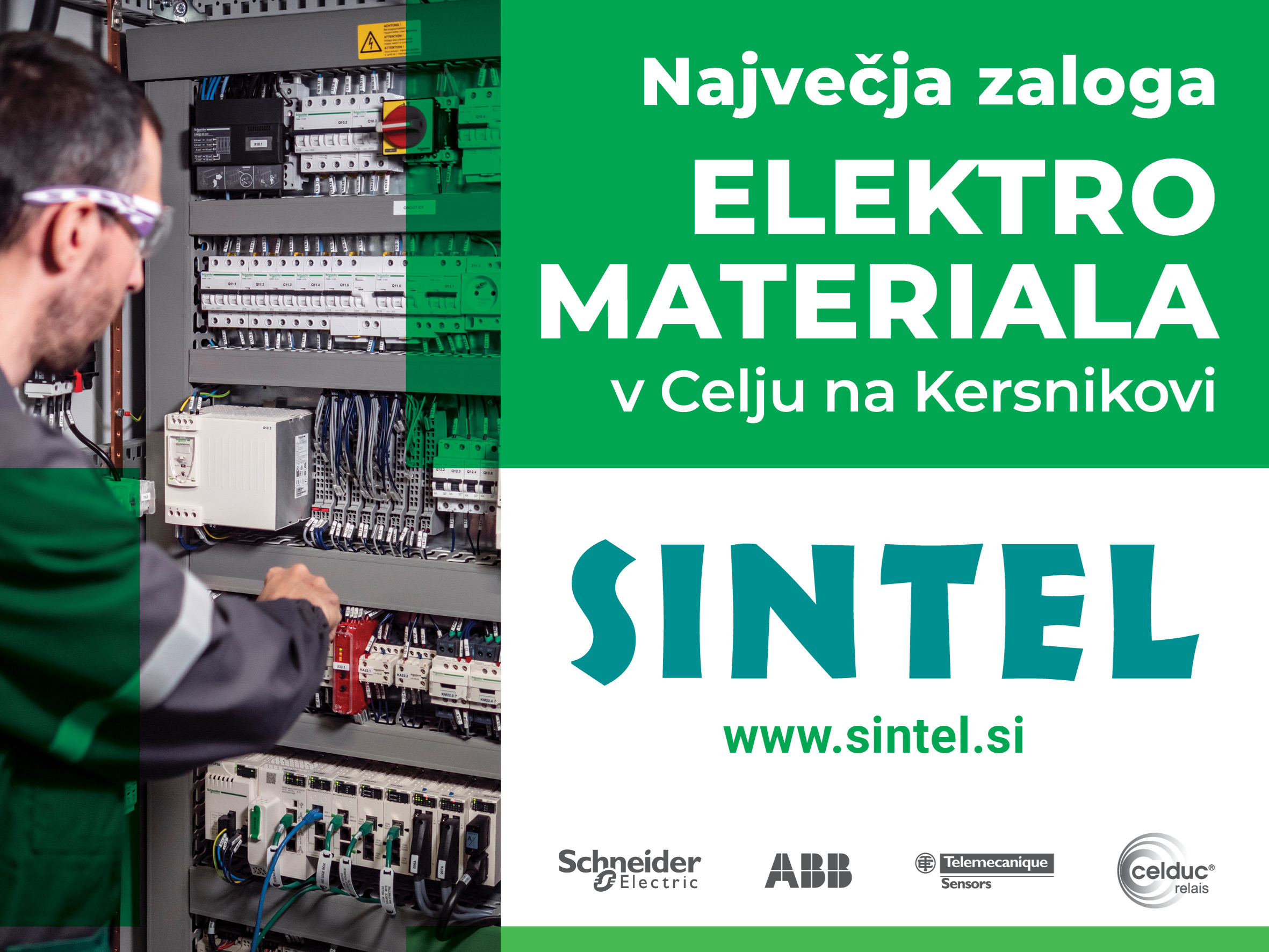 Največja zaloga elektro materiala v Celju