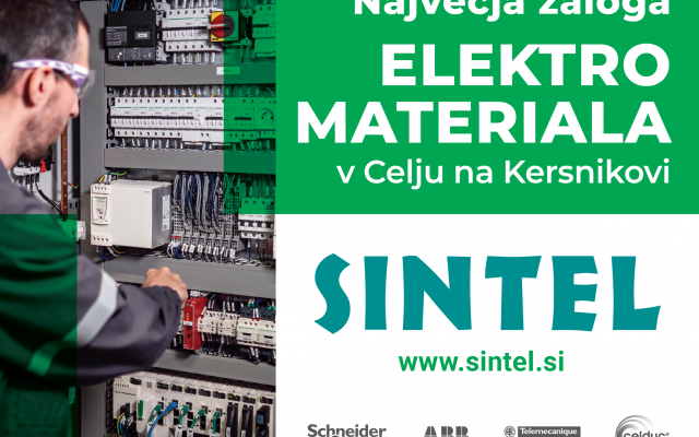 Največja zaloga elektro materiala v Celju